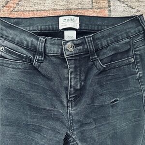 Mudd Black Skinny Jeans with Distressed Details